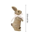 thumbnail image 2 of Easter Bunny Decor, Vine Effect Resin Rabbit Easter Decoration - Spring Bunny Statue for Table, Farmhouse, and Indoor Home Decor, 2 of 7