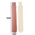 thumbnail image 2 of Classic Cable Knit Cover, Long Hot Water Bottle Rubber, Hot Water Bag For Pain Relief?l, 2 of 5