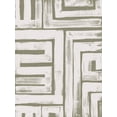 thumbnail image 2 of Vess, June Erica 25x32 White Modern Wood Framed Museum Art Print Titled - Maze Interlock III, 2 of 4