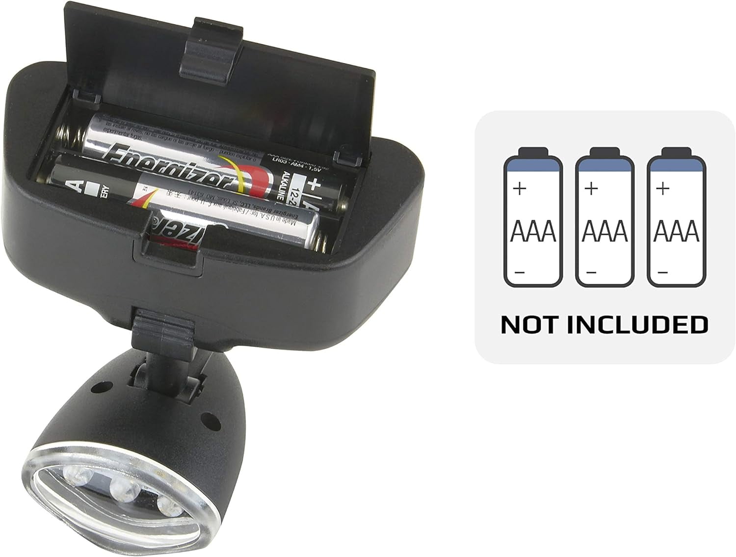 Carson MagniVisor Deluxe Head-Worn Magnifying Glass Visor with 4 Magnifier Lenses (1.5x/2x/2.5x/3x)