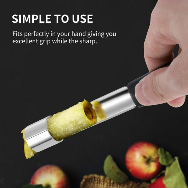 Apple Slicer Version améliorée Évideur de pomme à 8 lames, coupe-pomme  ultra-pointu en acier inoxydable, dénoyauteur, diviseur (mise à jour) 