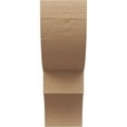 thumbnail image 2 of 9"W x 18"D x 27"H Classic Ridgewood Rough Cedar Woodgrain TimberThane Corbel, Primed Tan, 2 of 6