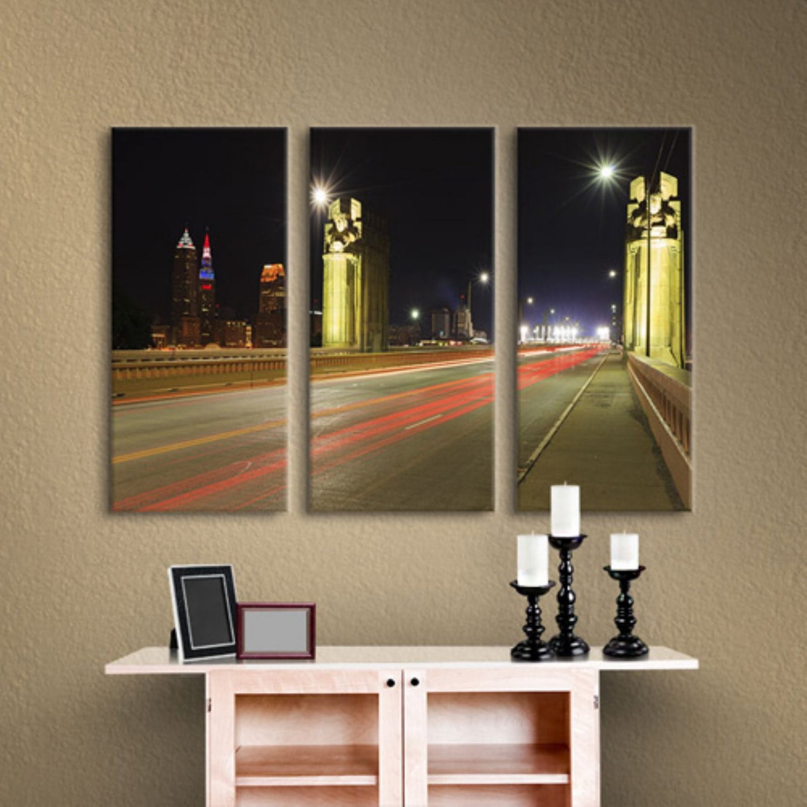 Cody York "Cleveland 7" Floater-Framed Gallery-Wrapped Canvas