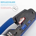 thumbnail image 4 of Herramientas de prensado RJ45, alicates, prensatelas para cables de red, cortador pelador de cables, pinzas de clip ethernet RJ45 RJ12 RJ11 cat6 cat5e cat5, 4 of 5