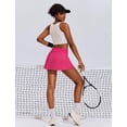 thumbnail image 4 of Pinspark Pleated Tennis Skirts for Women High Waisted Workout Skirts Breathable Mini Athletic Skort Activewaer with 3 Pockets, 4 of 6