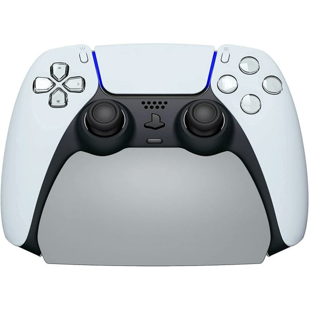 PlayVital Présentoir de contrôleur gris pour Playstation 5, support de  bureau pour manette PS5 avec coussinets en caoutchouc 