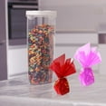thumbnail image 3 of 100Pcs Transparent Foldable Cellophane Bags Plastic Festival Ambience Cellophane Candy Bags for Children, 3 of 8