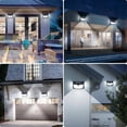 thumbnail image 5 of Solar Outdoor Lights, 2-Pack Super Bright 178 LED Motion Sensor Wall Light with 270 Wide Angle and 3 Modes, Waterproof Solar Security Light for Patio,, 5 of 5