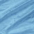 thumbnail image 3 of YINIX Pouf Ottoman with Wheels, Velvet Fabric Wooden Frame Pouf for Living Room, Bedroom, Blue, 3 of 7