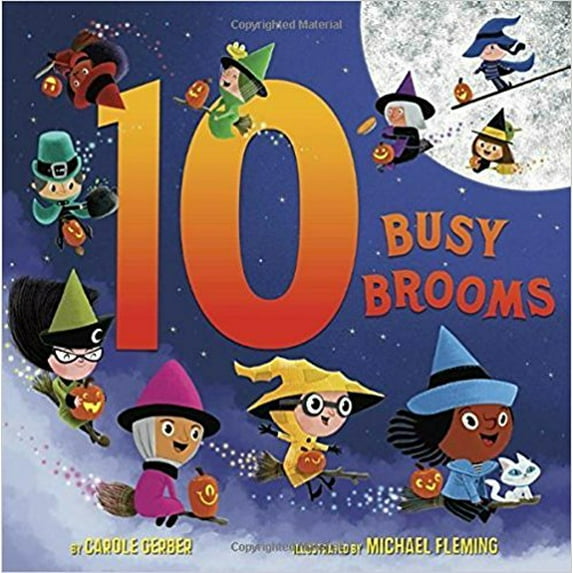 Pre-Owned 10 Busy Brooms, 9781338225556, 1338225553, Paperback,