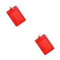 thumbnail image 4 of Bearachild Funda protectora para tarjetas de identificación de 10 piezas, funda para tarjetas de autobús multifuncional Vertical/Rojo 2piezas, 4 of 5