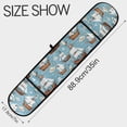 thumbnail image 3 of Dailycode Double Sided Oven Mitt with Loop Heat Resistant Kitchen Long Potholders 7" x 35" Schooner Ship and Hat, 3 of 6
