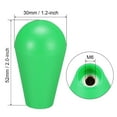 thumbnail image 2 of Cabeza de mango de bola de joystick ovalada elíptica tipo americano para reemplazo de piezas de juego arcade DIY verde, 2 of 3
