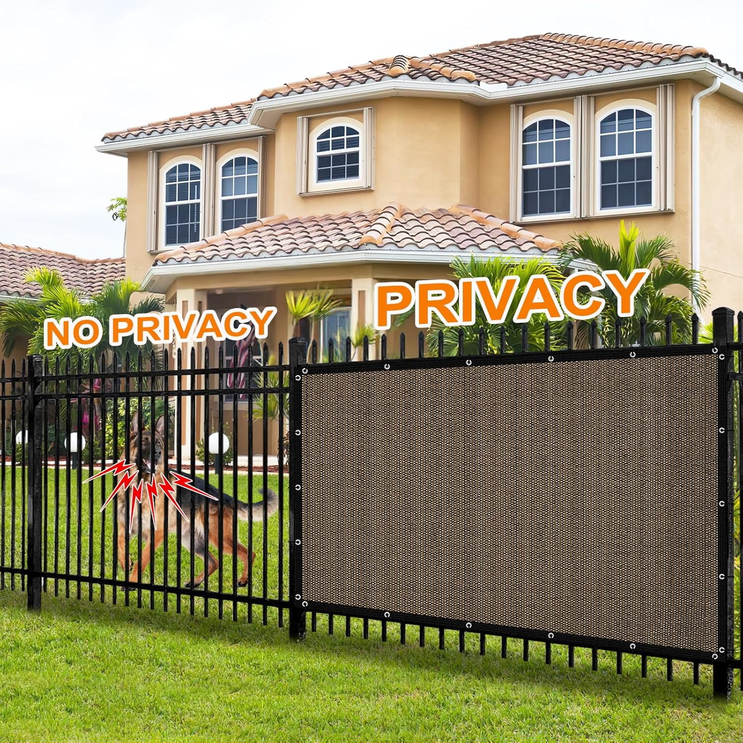 Shade&Beyond 12'X20'Sun Shade Cloth, 90% Pergola Shade Cover Canopy with Grommets, Sun Screen Fabric Tarp for Patio, Outdoor, Garden, Backyard,Mocha