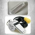 thumbnail image 5 of 1pc Tarnish Resistant 304 Stainless Steel Whistles with Word for Referee 45x18x22mm Coaches Teacher Kids Word, 5 of 8