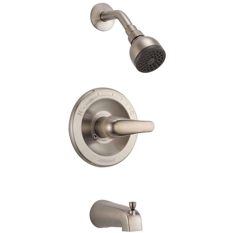 Peerless P18770BN Brilliance Bath and Shower Trim with Shower Head