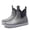 Gray, variant on Mens Rain Boots PVC Waterproof Ankle Garden Boots Thick Soled Non-Slip Deck Boots for Outdoor Fishing