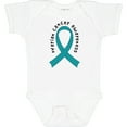 thumbnail image 3 of Inktastic Ovarian Cancer Awareness Ribbon Boys or Girls Baby Bodysuit, 3 of 5