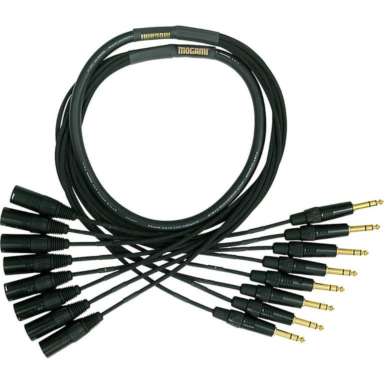 Mogami Gold 8 Channel TRS-XLR Male Snake Cable 20 ft. - Walmart.com