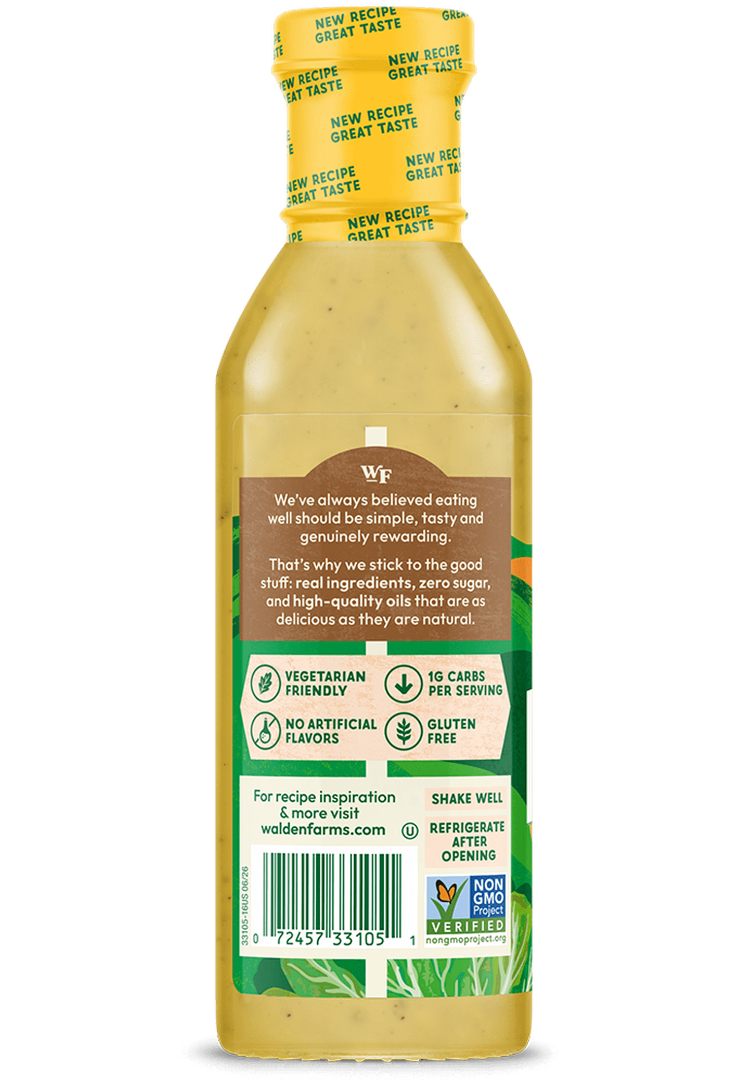(3 pack) WF Honey Dijon Dressing, 12 oz, Fres/ Delicious Salad Topping, Sugar Free 0g Net Carbs,  Great for that salad or on a sandwich, or as a dip.
