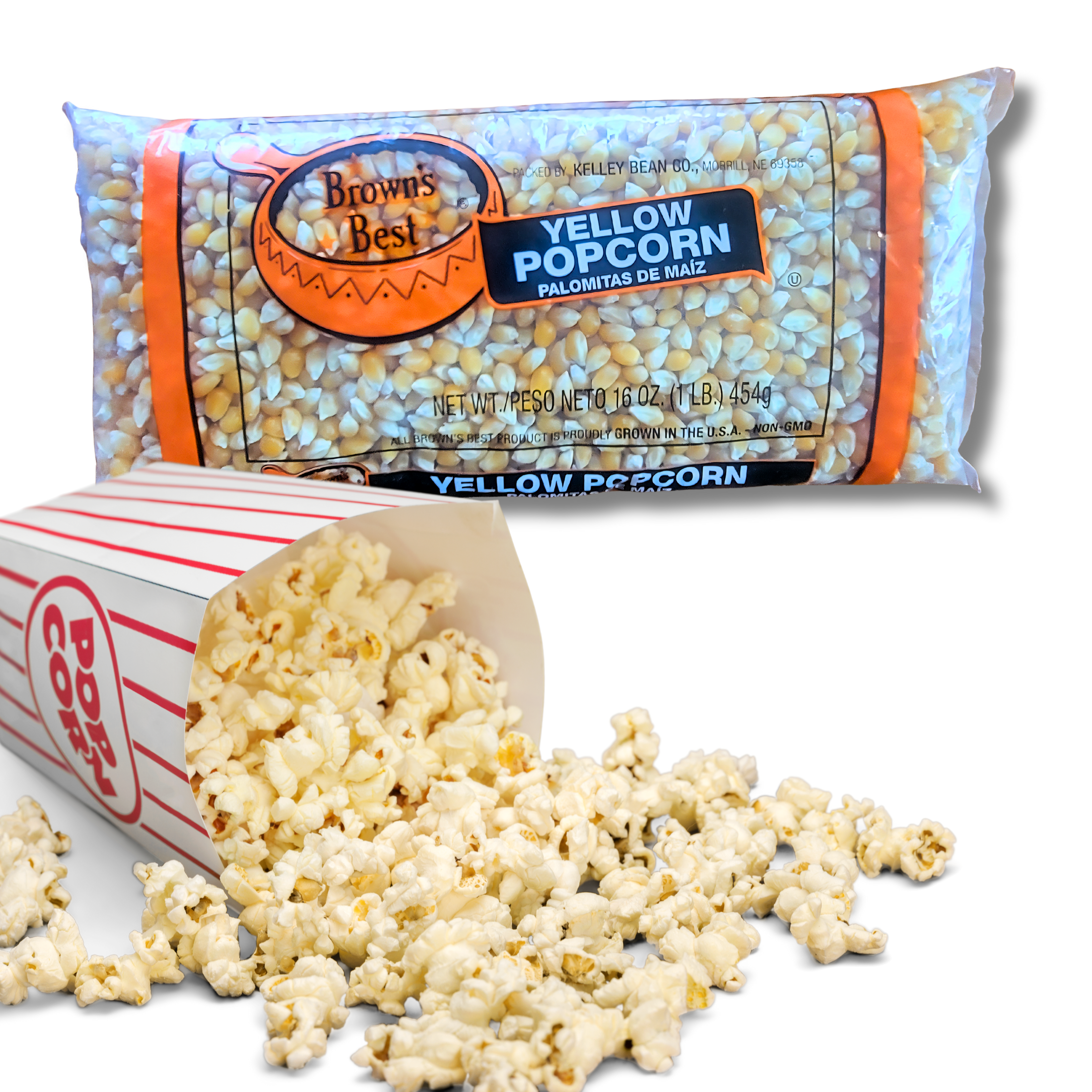 Yellow Popcorn 12 Ct. Case / 1 LB. Bags