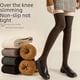 thumbnail image 2 of Calcetines hasta la rodilla para mujer, calcetines de rizo a presión, de tubo alto, estilo japonés, calcetines gruesos y cálidos para niñas, 2 of 4