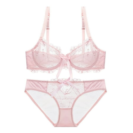 

CAICJ98 Lingerie for Women lace push up bra ladies underwear girls bra bra set Lace Garter Lingerie Set plus (PK1 70B)