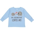 thumbnail image 3 of Inktastic My Godmother Loves Me Boys or Girls Long Sleeve Toddler T-Shirt, 3 of 5