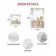 thumbnail image 7 of Spring Easter Kitchen Dish Towels for Drying Dishes Set of 2, Rabbits Eggs Botanical Floral Leaf Butterfly Waffle Weave Microfiber Hand Tea Bathroom Towels Quick Dry & Absorbent Towel 15.7x23.6, 7 of 7