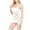 White, variant on Women Fishnet Lingerie Babydoll Sleepwear Mini Dress Tube Chemise Mesh Teddy Bodysuit One Size & High Comfort Close to Skin Lingerie