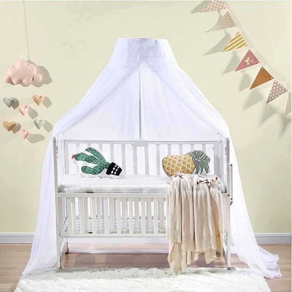 Crib Canopy Holder Mosquito Net Stand Holder Set Metal Adjustable Clip-On Stand Bracket for Rack Mosquito Net Accessories