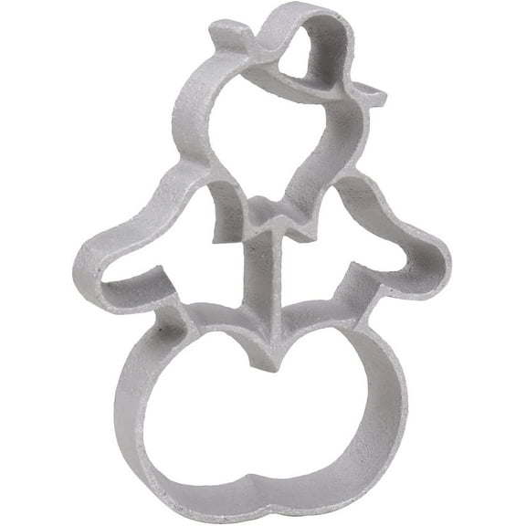 O'Creme Christmas Rosette Iron Snowman
