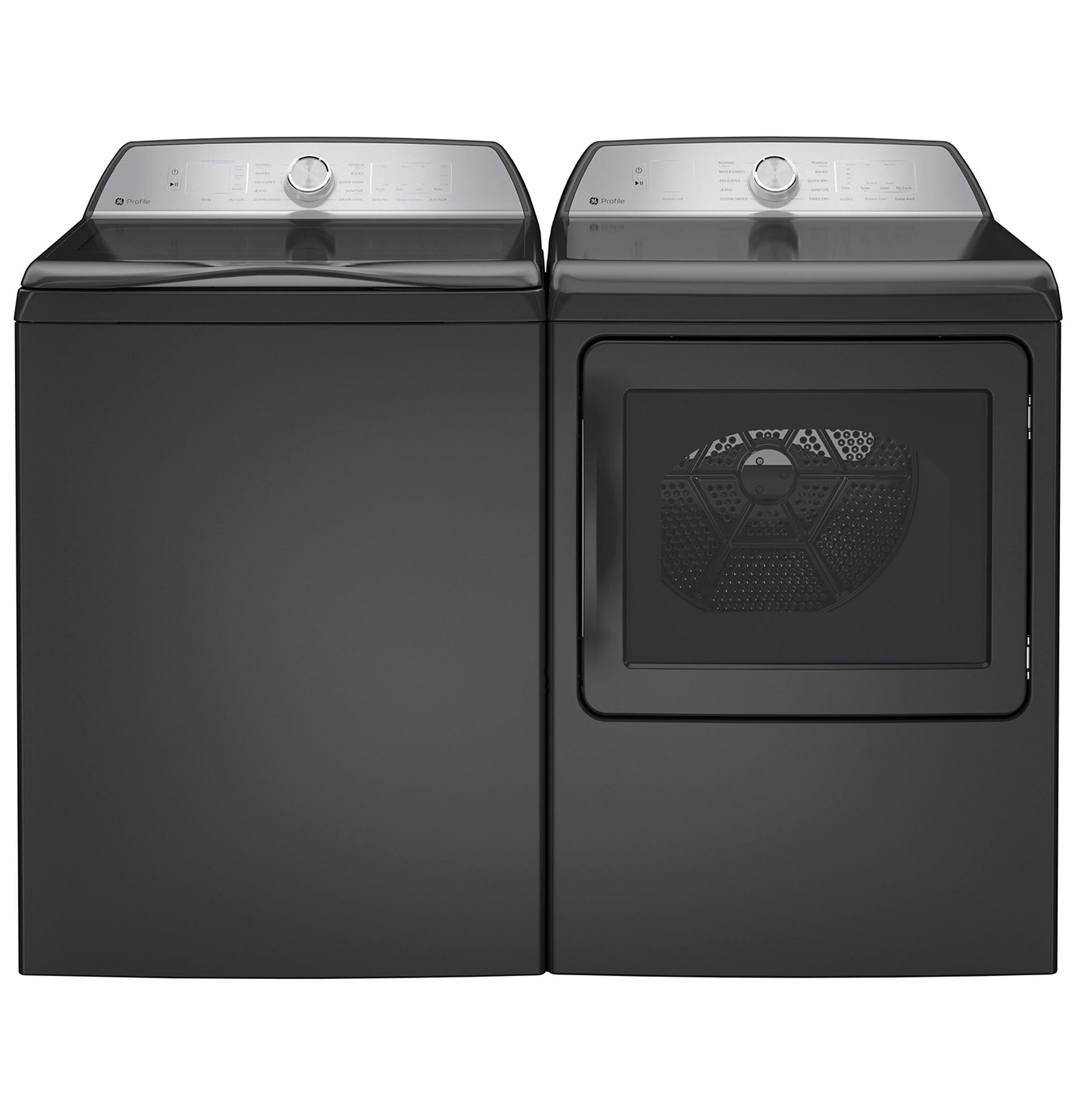Ge Profile Ptd60ebr 27" Wide 7.4 Cu. Ft. Energy Star Rated Electric Dryer - Diamond Gray