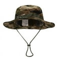 thumbnail image 6 of Men Camouflage Bonnie Hats Tactical Army Bucket Hats Military Panama Summer Bucket Caps Hunting Hiking Outdoor Camo Sun Protect Boonie Hat Military Tactical for Men Women Hunting Fishing Outdoor, 6 of 8