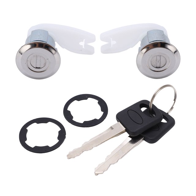 F37Z1022050A, Wear Replacement Robust Front Door Lock Cylinder Barrel Set Durable Easy Installation for Car