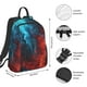 thumbnail image 2 of Fotbe Red And Blue Fire Mochila Ligera para Hombres y Mujeres - Duradera y Resistente al Agua, Ideal para Escuela, Trabajo, Viajes y Uso Diario, 2 of 7