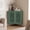 Green, variant on Retro Corner Cabinet With 2 Hollow Carved Doors And 2-Tier Shelves