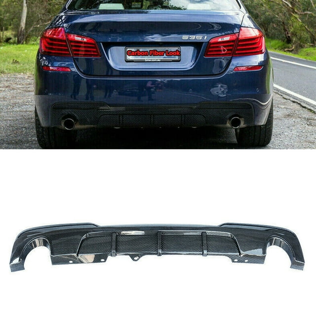 NINTE Rear Diffuser for 2011-2016 BMW 5 Series F10 M Sport 535i Carbon ...
