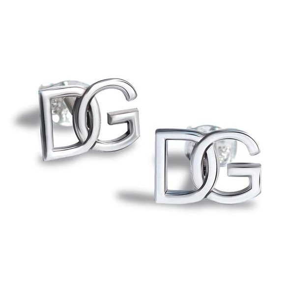 PicturesOnGold.com Initial Earrings for Women Initial Earrings - 14K Solid Yellow Gold..