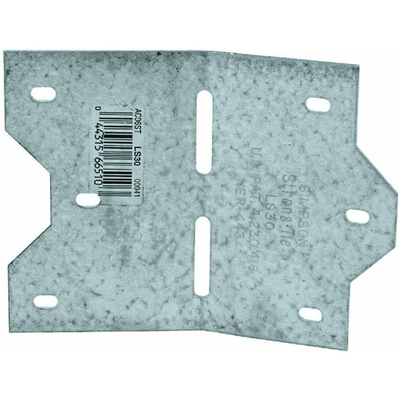 Simpson Strong Tie LS30 18-Gauge 3-3/8 in. Adjustable L-Angle 50-per Box