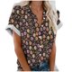 thumbnail image 1 of Mujeres Pantalones Cortos Impresos Blusas de Manga Corta Y Top Regular, Vestido de Moda de Verano Casual para Mujeres, 1 of 4