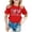 Red, variant on MuXiKeJi Clothes 100 Days Of School T Shirt Girls Solid Color Round Neck Short Sleeve T Shirt Trendy Blouse Tops School Clothes for Girls