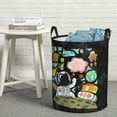thumbnail image 7 of ZICANCN Alien Creatures Cartoon Drawing Laundry Basket Organizer, Dirty Clothes Hamper for Bathroom Kids Girls Boys Laundry Hamper Small, 7 of 7