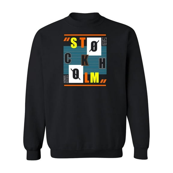 Stockholm Design Sweatshirt Men -Image by Shutterstock, Male 5X-Large
