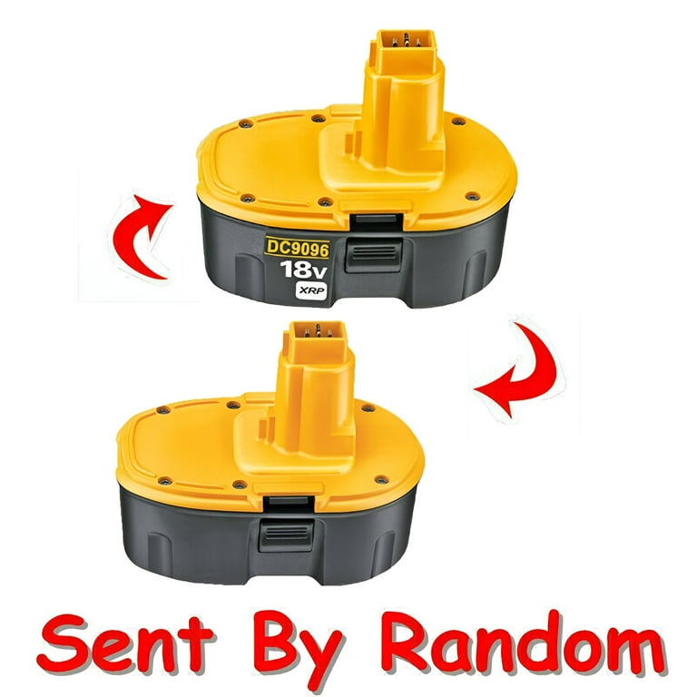 2Pack 18V Battery for Dewalt 18 Volt XRP Battery DC9096 2 DC9098 DC9099 DW9096 GENERIC