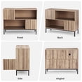 thumbnail image 6 of Studyset Entryway Table with Storage,Farmhouse Entrance Console Table Sideboard Buffet Cabinet with Storage Shelves and Metal Legs,Behind Couch Table,Sofa Table Accent Cabinet for Living Room Hallway, 6 of 7