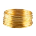 thumbnail image 3 of 50 Loops Jewelry Wire Memory Wire Art Memory Steel Wire for Necklace Earring Gold, 3 of 8