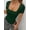 Deep Green, variant on Square Neck Short Sleeve Bodysuits for Women Fitted Tops,Size S-XXL