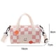 thumbnail image 2 of Bolso tipo cubo con diseño de tablero de ajedrez Monedero de lona estilo occidental, 2 of 6