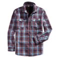 thumbnail image 2 of Volcom Camisa de franela con botones para hombre, azul, mediano Volcom  Botones al frente, 2 of 2